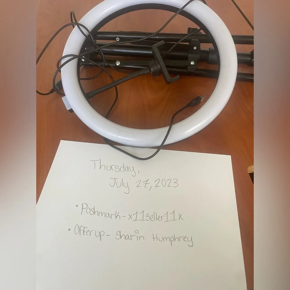10 Foot Long Ring Light Detachable For Travel